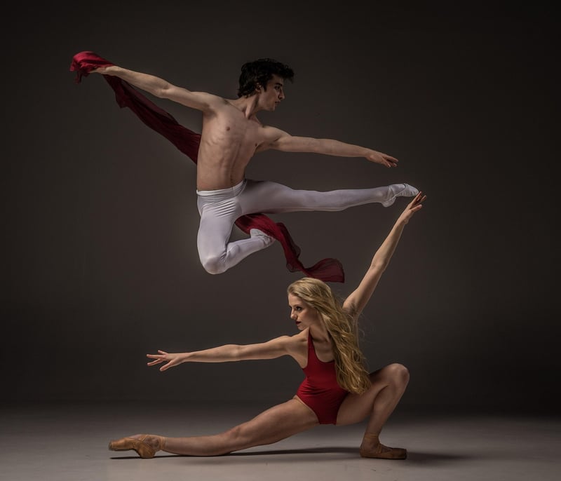 Dancer expressing through movement